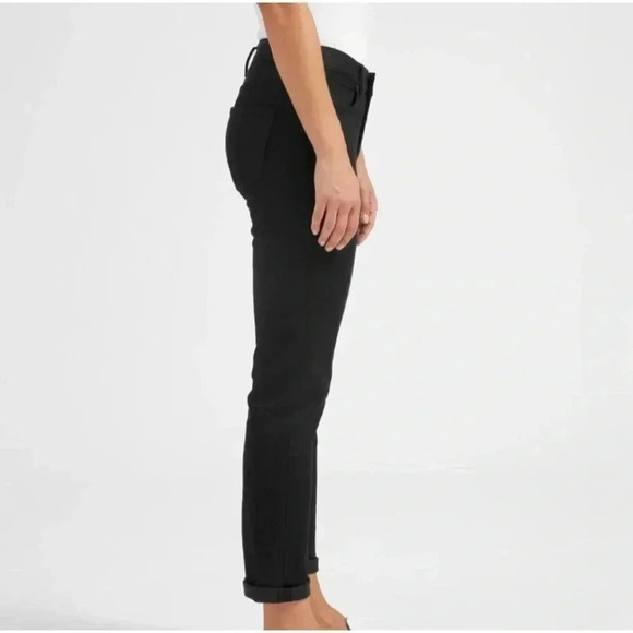 Everlane Boyfriend Black High Rise Denim Modern Stretch Jeans Size 24 - Picture 2 of 8